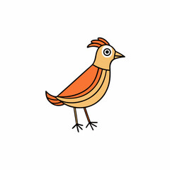 bird on a white background