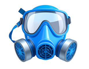 Medical Respirator Mask Clean 3D Vector Illustration