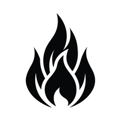 fire flame icon vector illustration