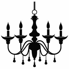 vector illustration of a candlestick