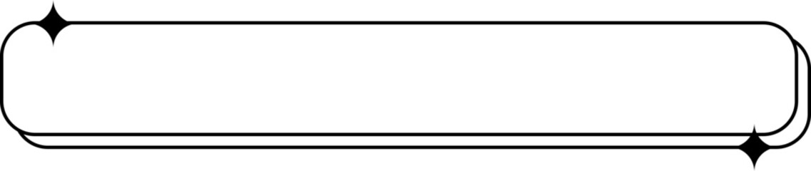 Obraz premium Minimalist Sparkle Monoline Shape