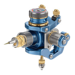Precision Engineered Micro-Tool Blue and Gold