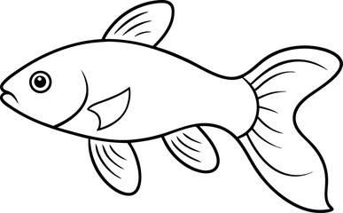 Platy fish vector illustration
