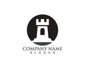 fortress logo  and symbols  vector