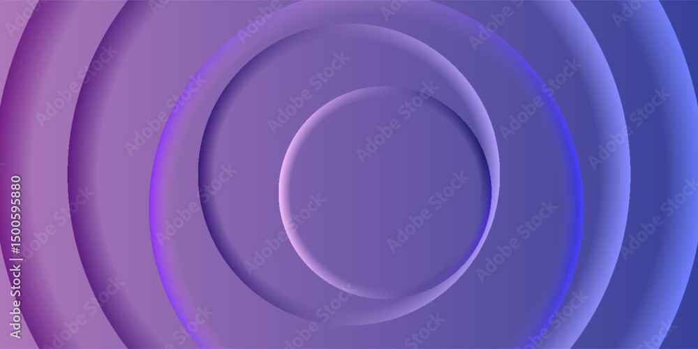 Poster gradient background. abstract circle papercut smooth color composition, vector eps 10