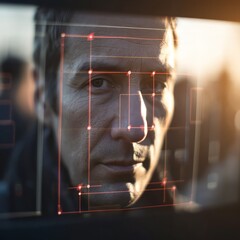 Advanced surveillance system using facial recognition to monitor and secure public areas.