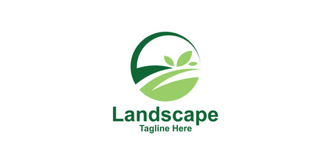 plantation logo design, agriculture, farm, logo design template, icon, vector, symbol, idea, inspiration.