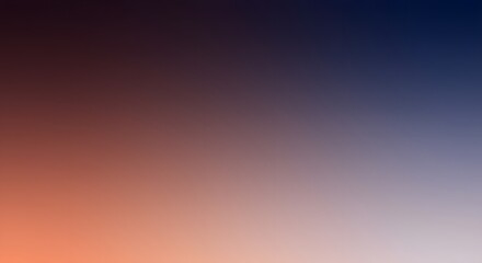 Gradient Background Dusk Orange Blue Soft Abstract Design