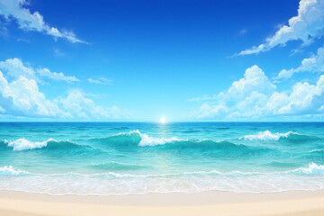 white sandy beach with turquoise water and white sand