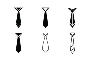 flat clean tie icon businesswear vector