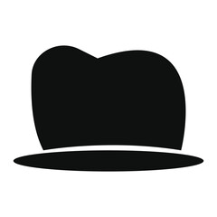 hat, black, vector, design, white, illustration, isolated, style, icon, cap, fashion, flat, clothing, head, set, background, object, graphic, wear, vintage, line, symbol, outline, sign, male, collecti