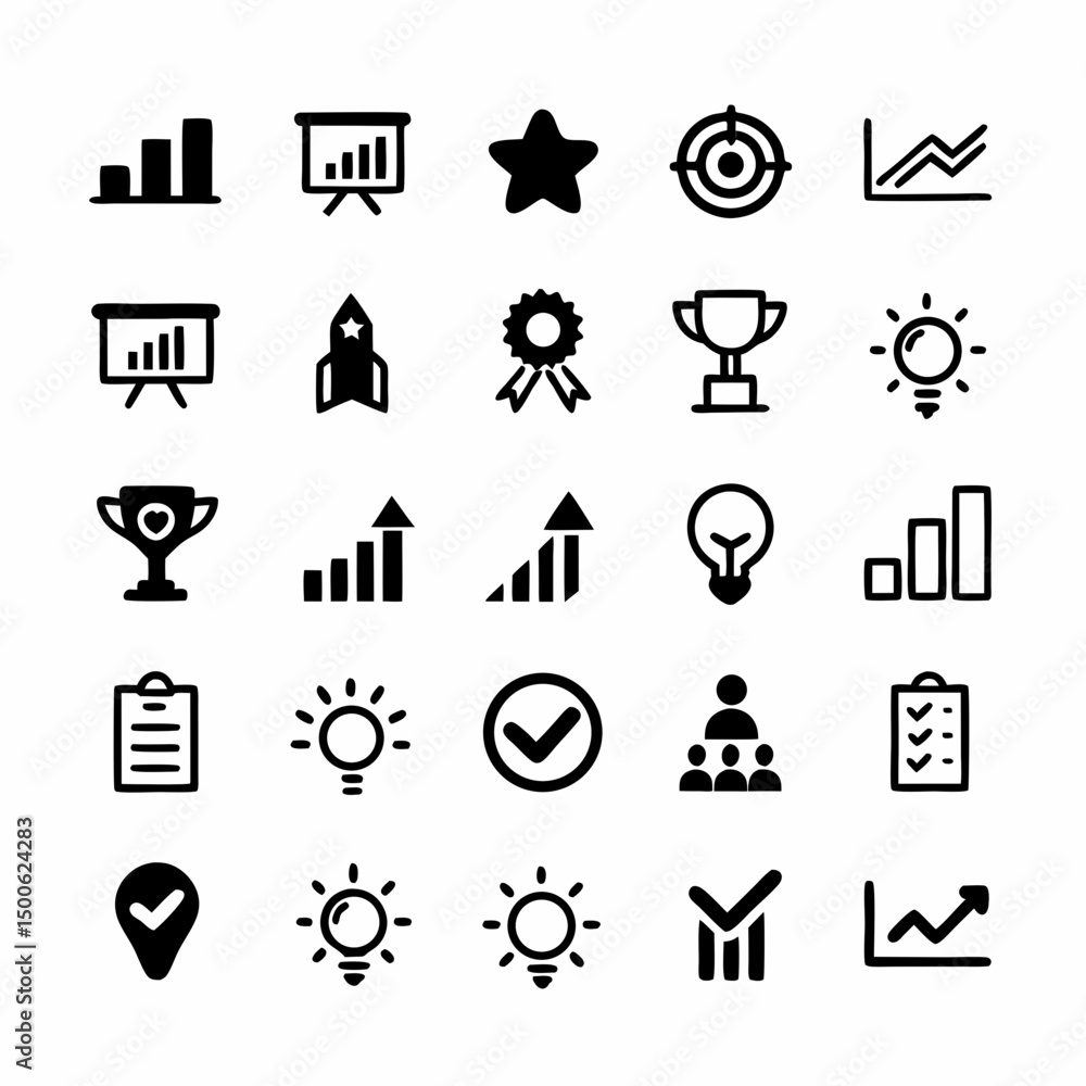Poster create a bold vector illustration of an employee undergoing a performance review, emphasizing visual