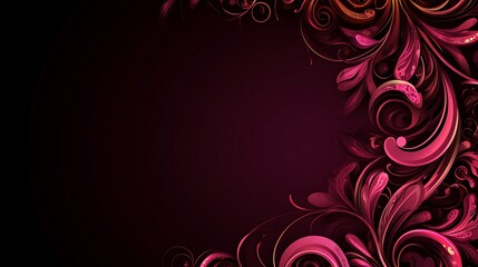 Ornate floral border design (1)