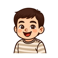 Male Toddler Happy Profile