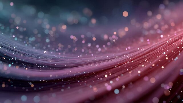 Magenta and cyan light explosion with bokeh trails, dreamy science fiction vibe