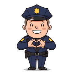 A triangle-based police logo with tactical font and bold star.