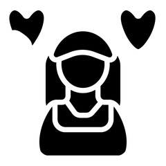 Audience Persona Solid Icon