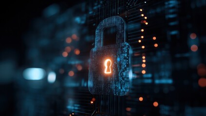 AI-based security system detecting potential threats and blocking them for better online protection.
