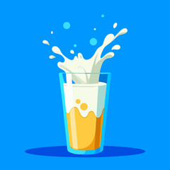 ice cream in a glass