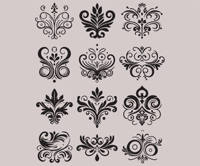 Elegant Botanical Ornaments Collection