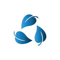 Recycle icon design template