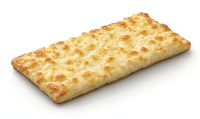 Fototapeta premium Cheese pizza, studio shot, white background, food photography, website menu