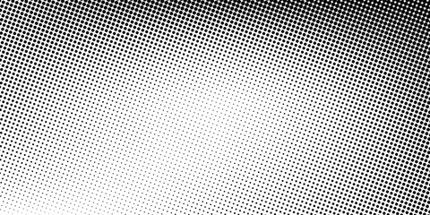Halftone gradient. Dotted gradient, smooth dots spraying and halftones dot background seamless horizontal geometric pattern vector template set. modern vector ilustration