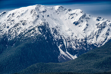 Glacier And Mountains