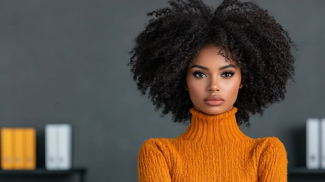 Portrait of a Confident Black Woman