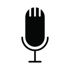 Microphone vector Icon , variant mic icon, Podcast microphone icon, web and mobile icons, vector illustration.  