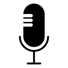 Microphone vector Icon , variant mic icon, Podcast microphone icon, web and mobile icons, vector illustration.  