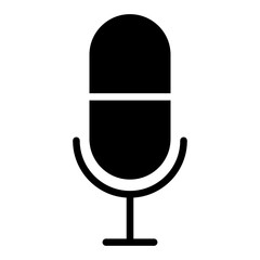 Microphone vector Icon , variant mic icon, Podcast microphone icon, web and mobile icons, vector illustration.  