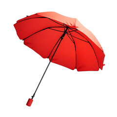 Sport Inspired Compact Beach Umbrella with a Rugged Isolated on Transparent Background