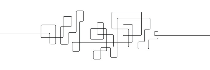 Hand-Drawn Scribbles of Tangled Intertwined Lines in Different Shapes and Size. Editable Line. Adjustable Stroke Width . Vector Illustration . EPS 20 . 