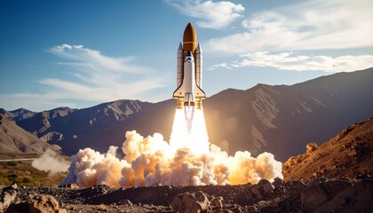 ロケット打ち上げ