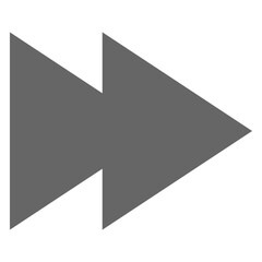 Fast Forward symbol icon shadow