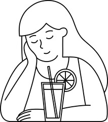 레모네이드 흑백