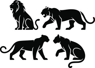 Powerful Tiger Face in Mandala Style – Detailed Vector Clipart, High Quality Tiger Vector – Premium Wildlife Illustration for Adobe Stock