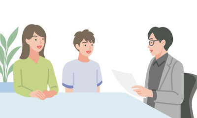 三者面談のイメージ