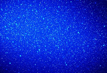Fototapeta premium Deep blue glitter backdrop with crisp white border, festive, twinkling