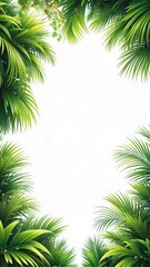 palm tree frame
