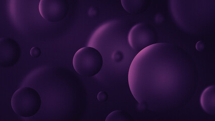 Abstract 3D Bubble Background – Soft Colors Gradient with Floating Spheres