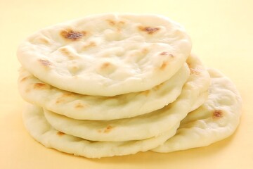 Stacked Naan Bread Delicious Homemade Stack