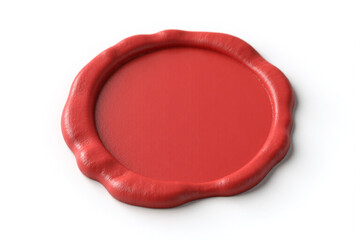 red wax seal on a white background2
