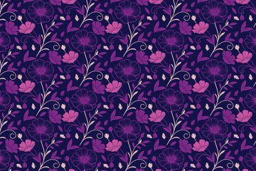 cotton flower line art, seamless floral motif, outline bloom sketch, minimalist design idea, fabric pattern print, hand drawn textile, wallpaper repeat

