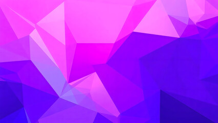 Obraz premium Modern Abstract Wallpaper with Neon Purple and Magenta Polygons