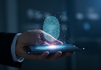 Digital Fingerprint Scanning on Smartphone Screen for Security Verification