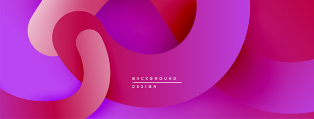 Abstract fluid shapes, vibrant magenta hues, smooth gradients. Modern design, perfect backdrop for presentations, websites.