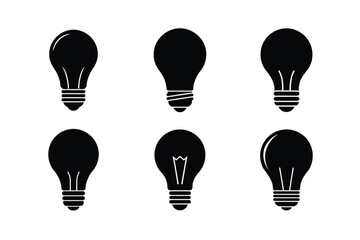Antique Edison Bulb Vector Graphic