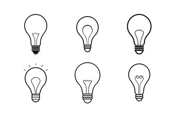 Naklejka premium High Detail Edison Light Bulb Vector
